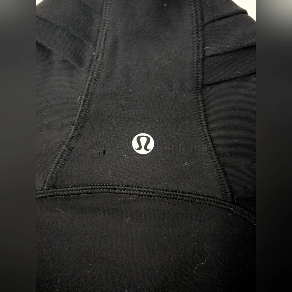 Lululemon Bhakti Yoga Jacket Black‎ Full Zip Size 9